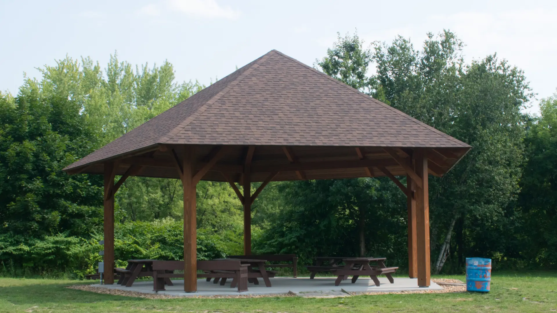 Custom gazebo design reference for gardens in Hyderabad